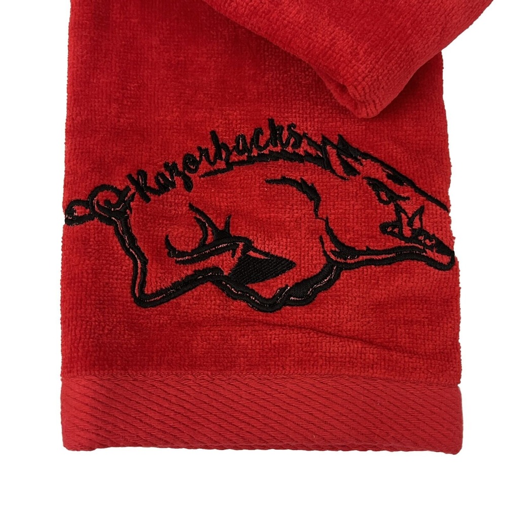 Arkansas Razorbacks‎ Embroidered Grommeted Hogs Golf Towel Brand New